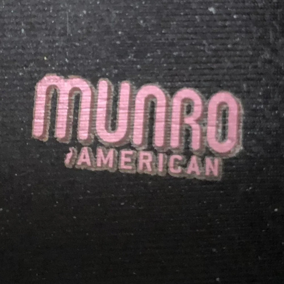 Munro American Sport Lace Up 2 Tone Leather Shoes Blk Metallic Bronze Sz 8.5 N - Picture 13 of 15